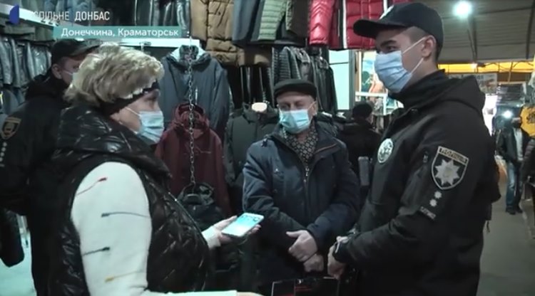 На Донеччині проводять карантинні перевірки підприємців та місць торгівлі (відео)