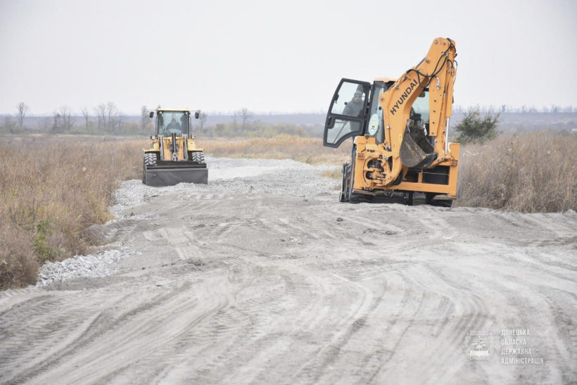 Новая дорога свяжет прифронтовое Водяное и Мариуполь