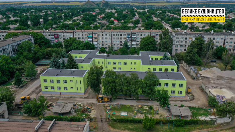 В Доброполье на Донетчине завершается ремонт детсада в рамках "Большого строительства"