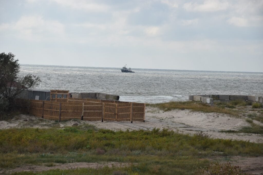 учения пограничников в Мариуполе на море