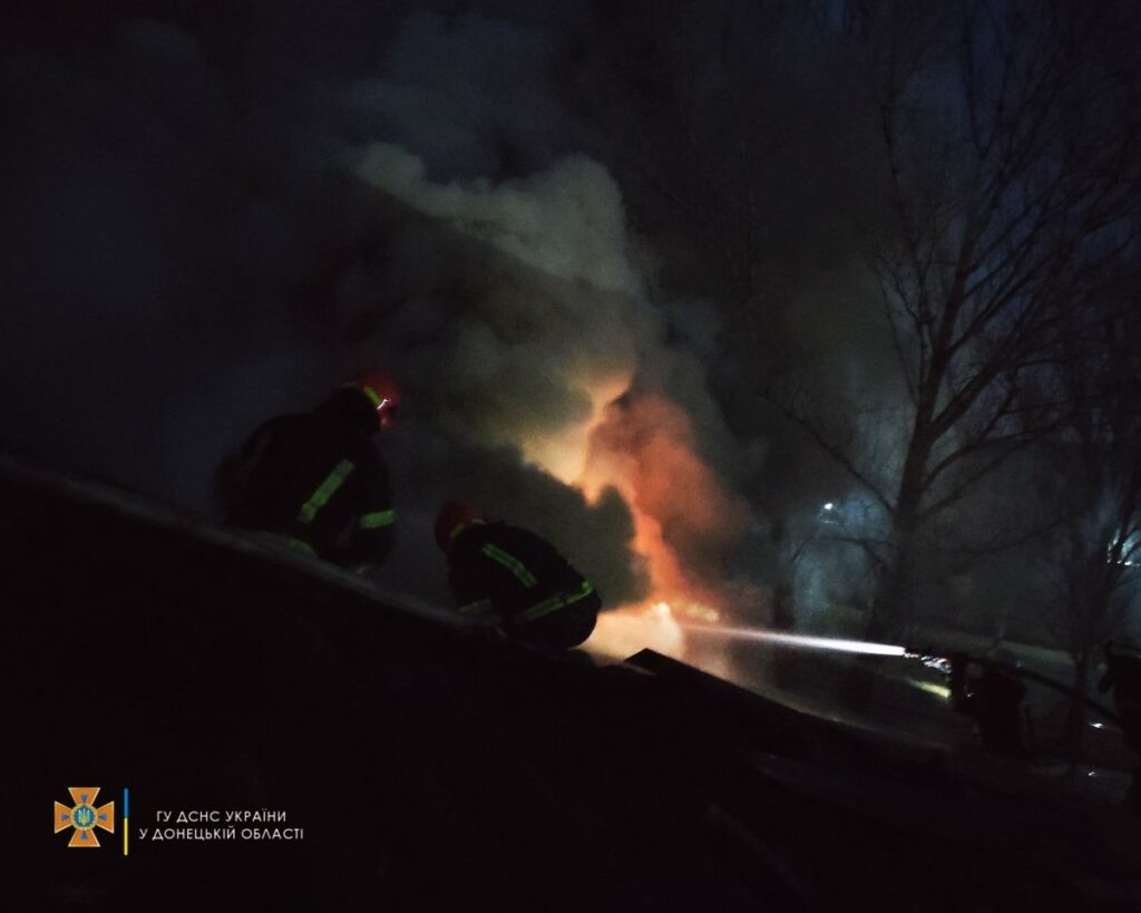 пожар в Краматорске