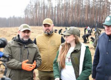 высадка леса на Луганщине