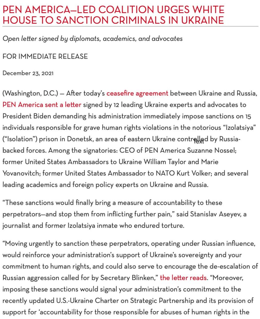 Фукуяма, Волкер, Йованович: лидеры мнения в США призвали Белый Дом ввести санкции против РФ из-за ситуации на Донбассе