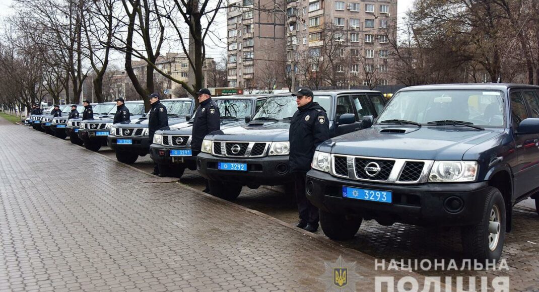 Поліція Донеччини отримала від Європейського Союзу 20 нових автомобілів (відео)