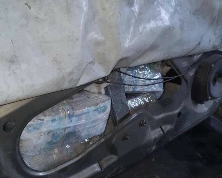 На КПП Гоптовка житель ОРДО пытался незаконно провезти 7,5 миллионов рублей в схроне машины (фото)