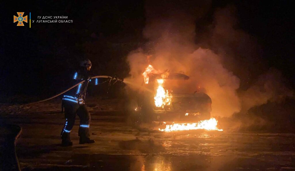 В Северодонецке за день сгорели два автомобиля
