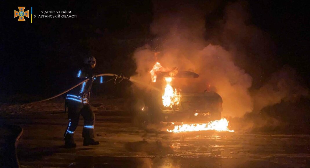У Сєвєродонецьку за день згоріли два автомобілі (фото)
