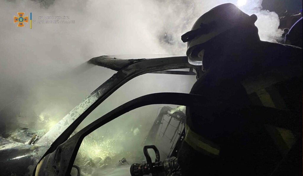 В Северодонецке за день сгорели два автомобиля