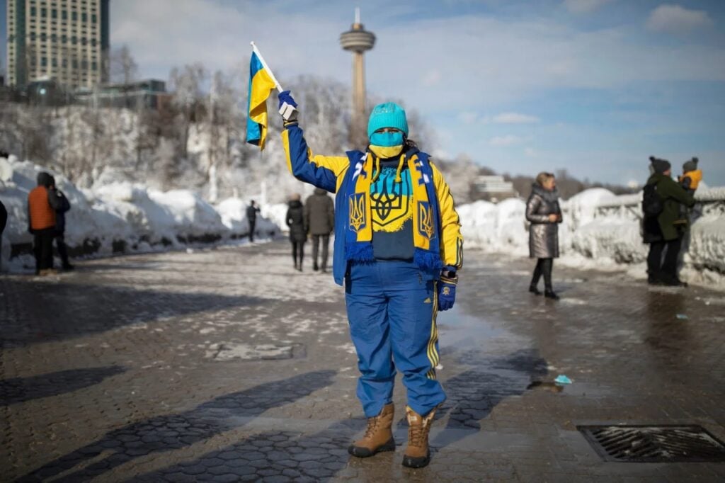 В Канаде акция поддержки Украины