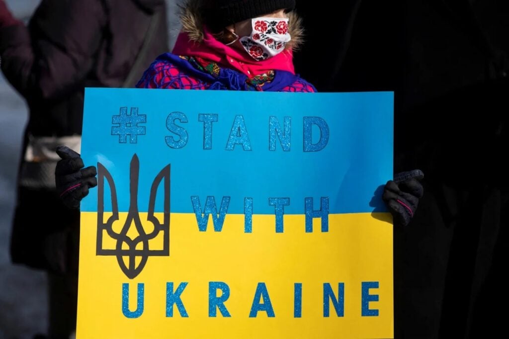 В Канаде акция поддержки Украины