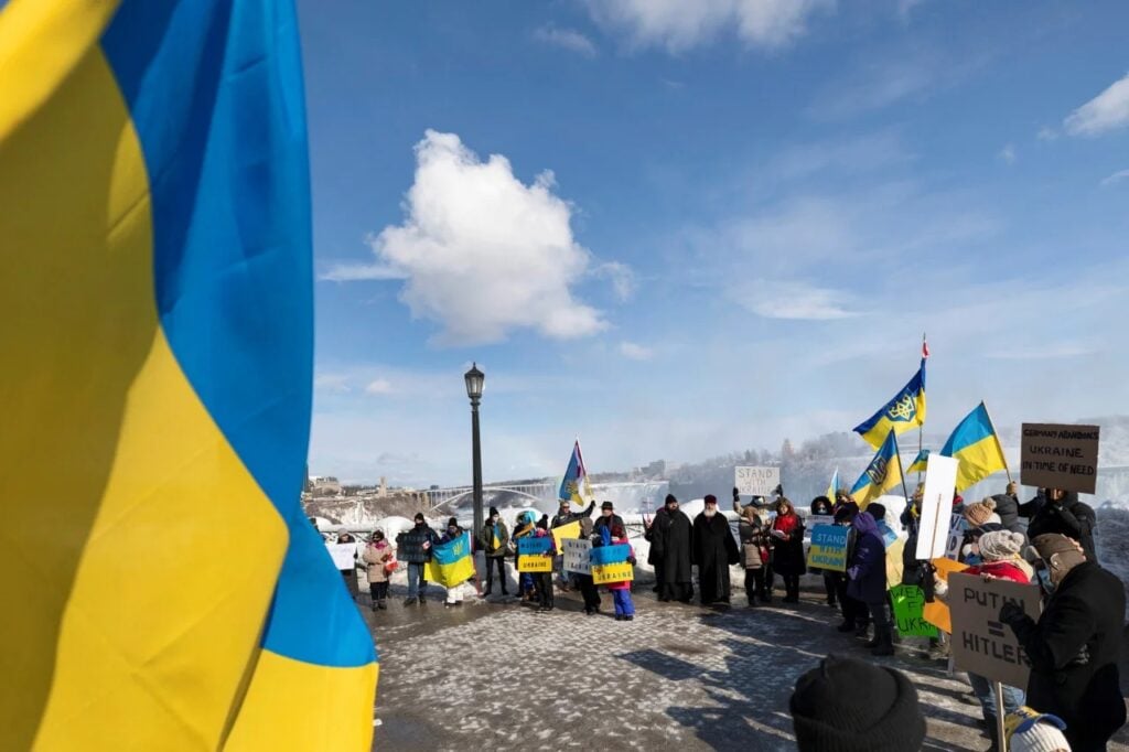 В Канаде акция поддержки Украины