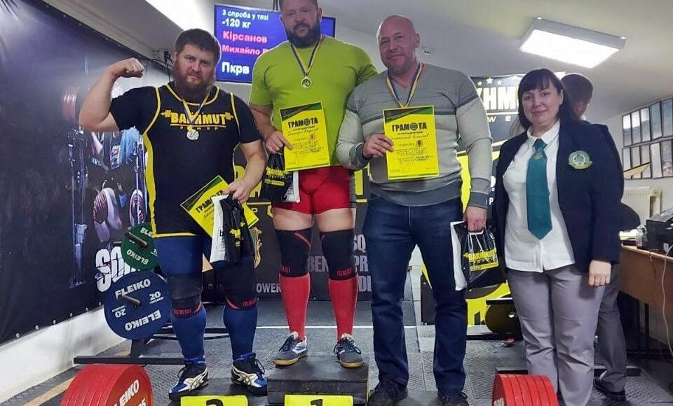 У Бахмуті пройшов відкритий чемпіонат міста з паверліфтингу