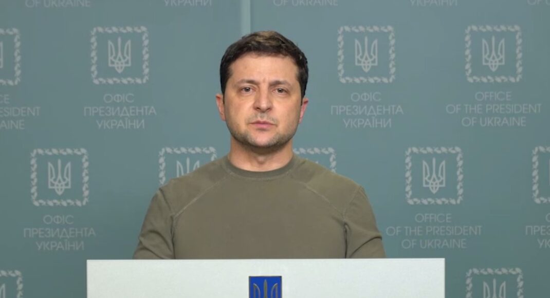 Зеленский заявил, что вторжение России в Украину - это не просто вторжение, это начало войны против Европы (видео)