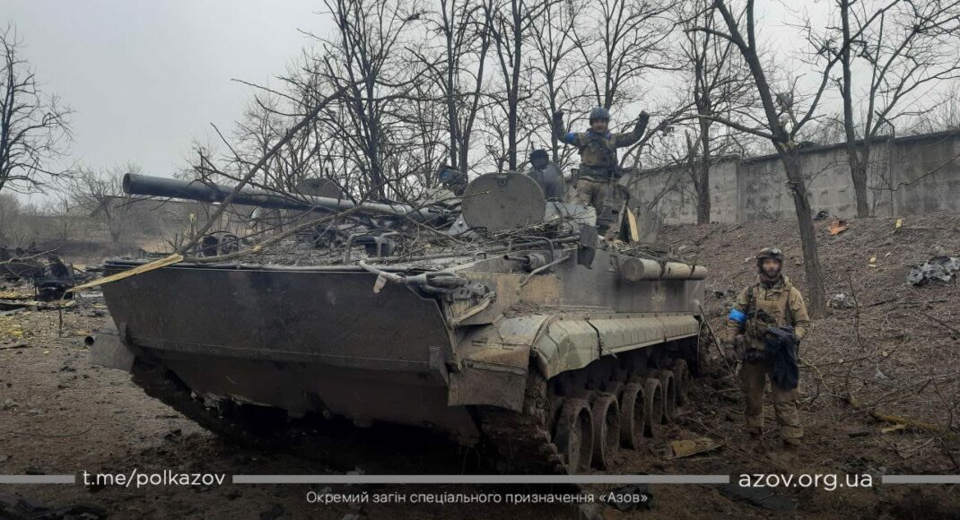 Азов знищив ще 7 бойових одиниць окупантів РФ