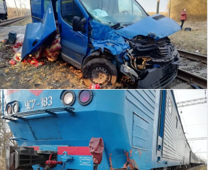 Поезд Ужгород — Краматорск столкнулся с автомобилем: что известно