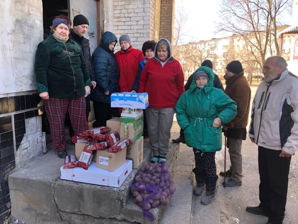 эвакуация и гумпомощь на Луганщине