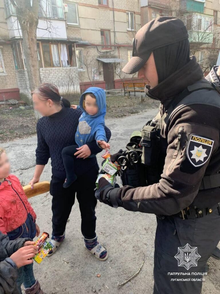 эвакуация и гумпомощь на Луганщине