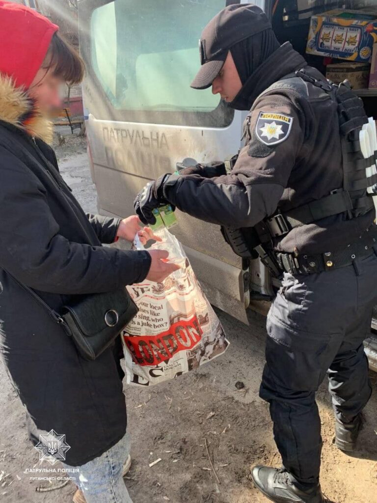 эвакуация и гумпомощь на Луганщине