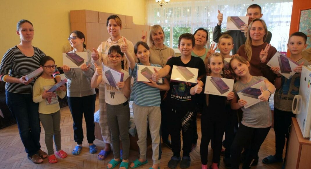 У Львові міністерка економіки та інновацій Литви відвідала дітей-переселенців з порушеннями зору та розвитку