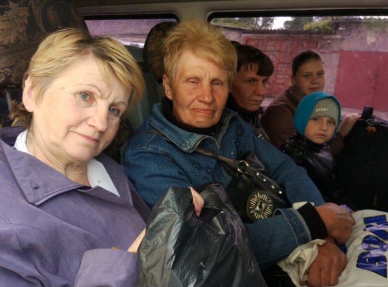 эвакуация с Луганщины 22 мая