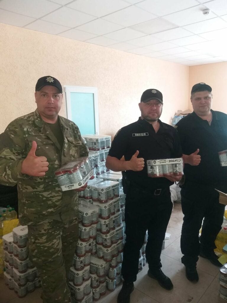 помощь полицейским Луганщины