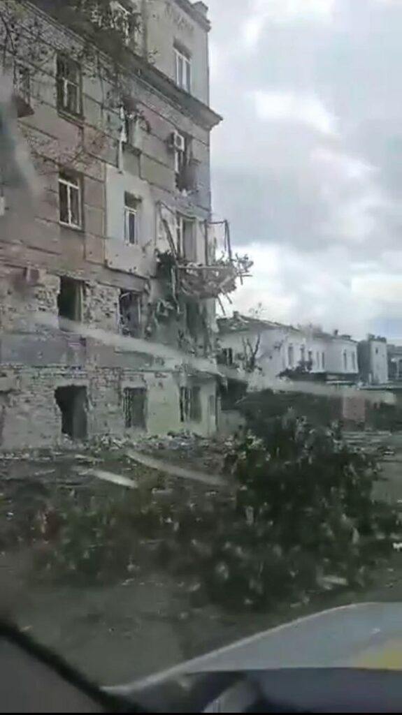 Офіс компанії в Сєвєродонецьку після обстрілу окупантами