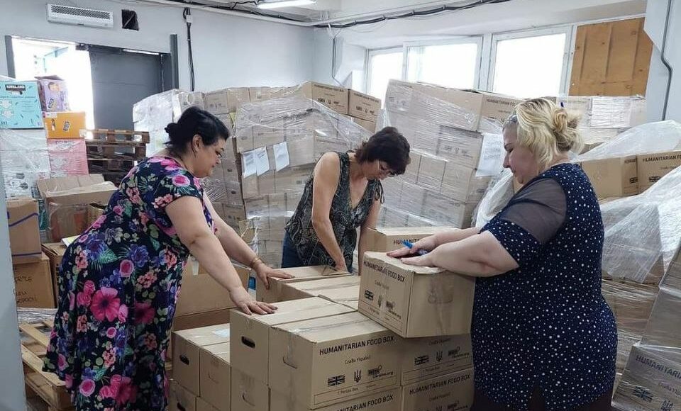 Для переселенцев из Попасной в Днепропетровской области отправлено 2600 посылок