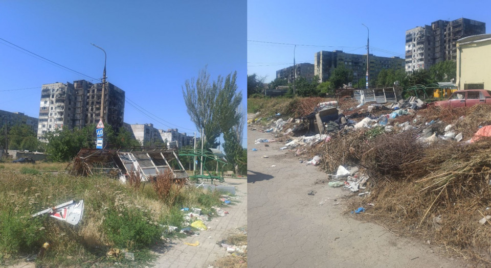 Окупанти перетворили Маріуполь на місто стихійних смітників, - міськрада