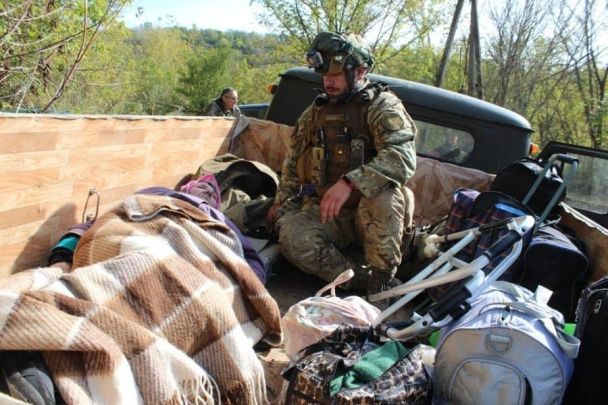 евакуація людей з-під Слов'янська