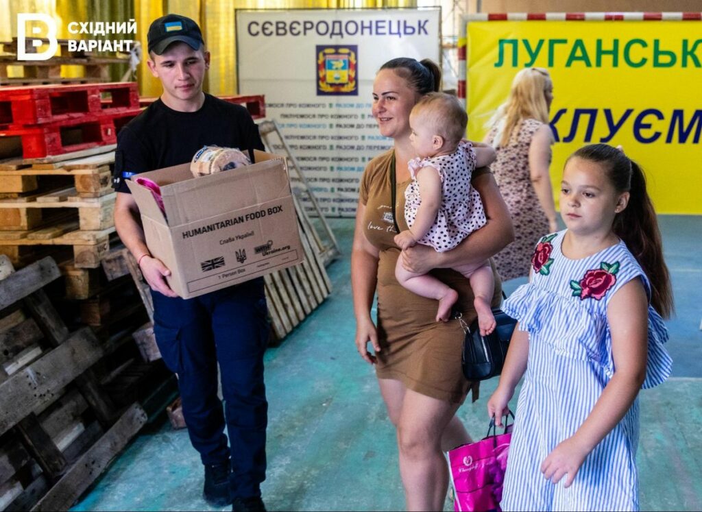 штаб для переселенців з Луганщини у Дніпрі