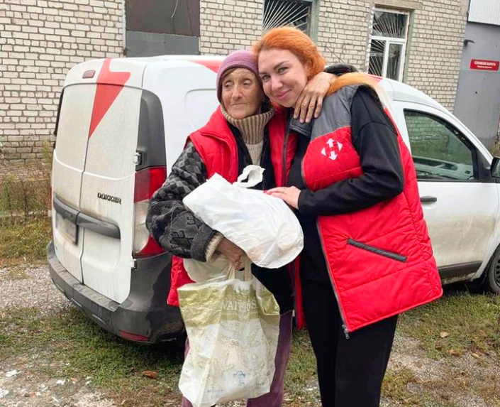 "Нова пошта" заїхала у Лиман з гуманітарною та технологічною допомогою