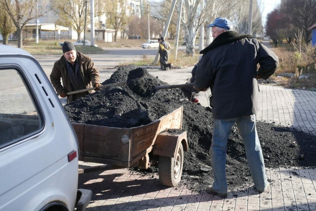 Бахмут, видача вугілля