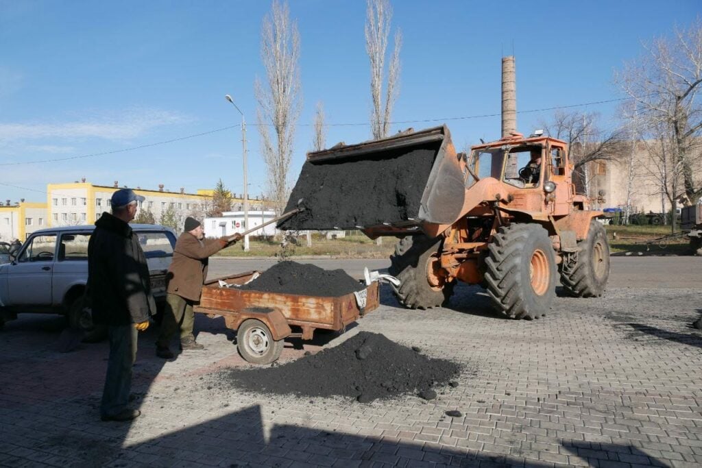 Бахмут, видача вугілля