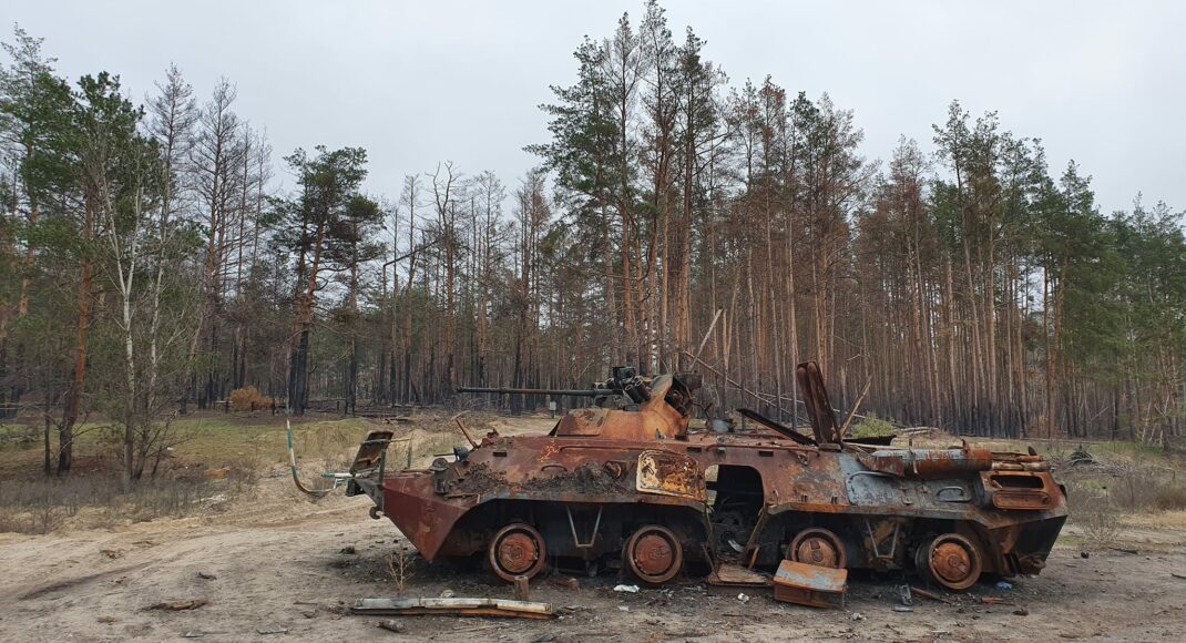 В Лиманских лесах Донецкой области начались работы по ликвидации последствий войны