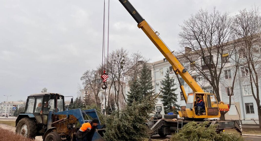 У центрі Краматорська перед Новим роком висадили 50 ялинок, - Гончаренко (фото)