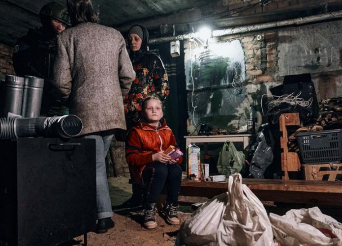 Девочка из Соледара 9 месяцев живет в подвале из-за войны