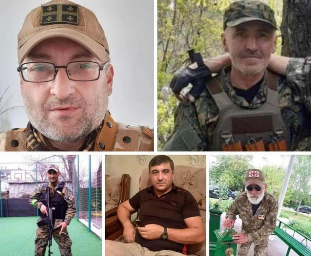 5 грузинських добровольці загинули у боротьбі з російськими окупантами під Бахмутом