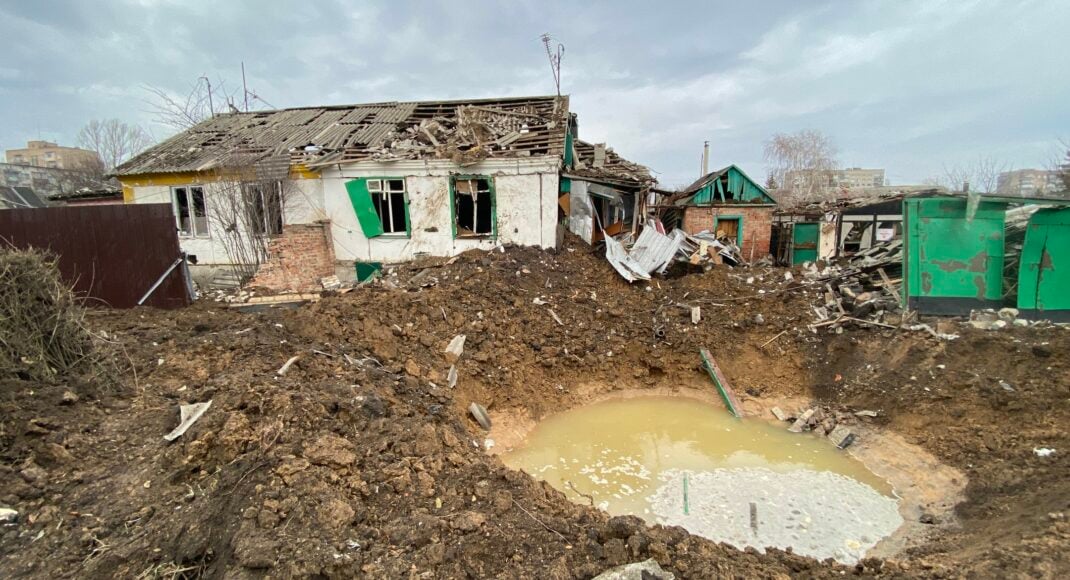 В Константиновке повреждены детский сад и два дома в результате обстрелов армии рф: сегодня был ракетный удар