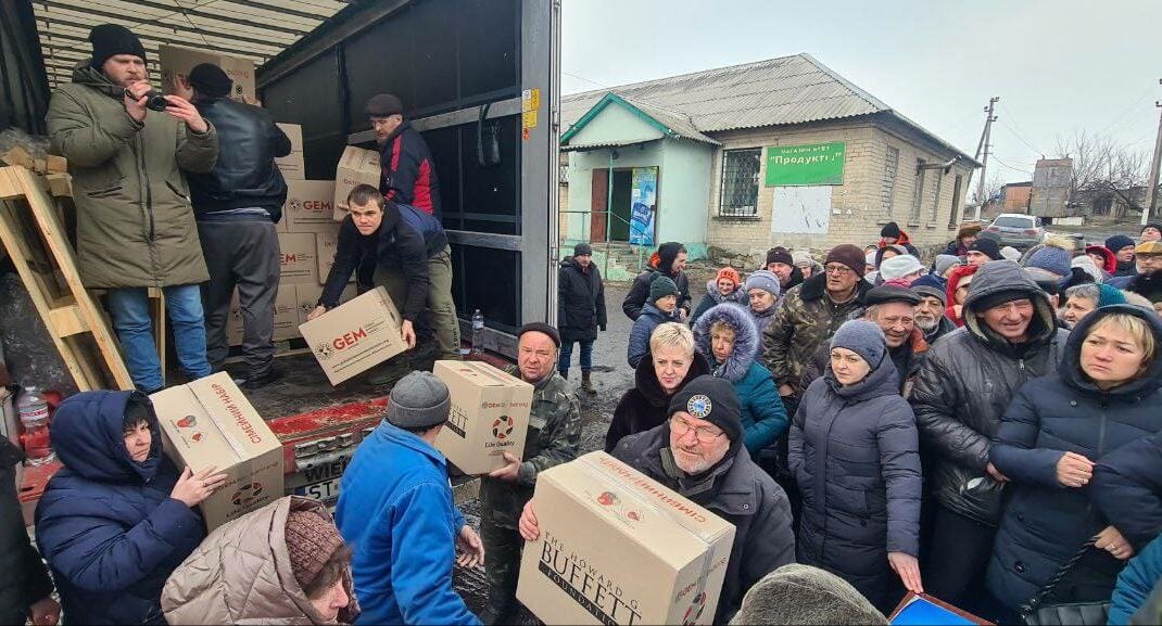 До Покровська прибула вантажівка із гуманітарною допомогою від американської організації