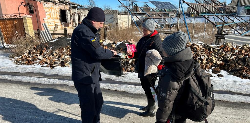 Мешканцям Лиману розповіли про правила під час виявлення вибухонебезпечних предметів