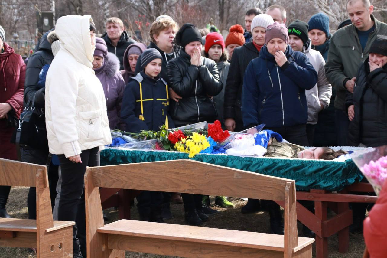 У Мирнограді попрощалися з загиблим захисником України