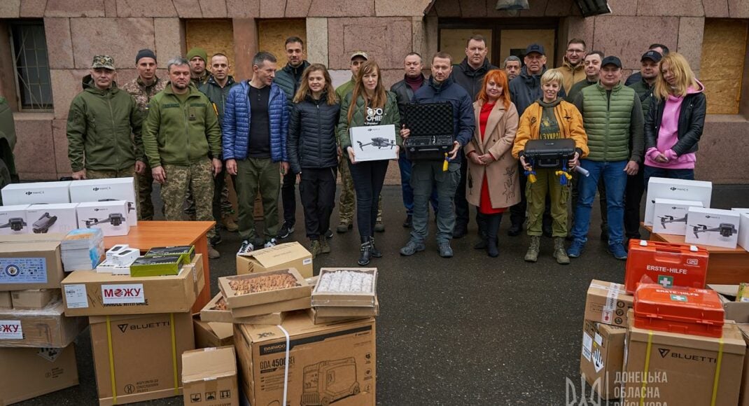 На Донеччині презентували проєкт 1000 дронів для України: фото