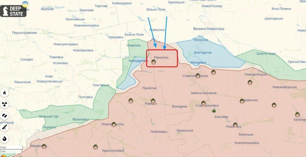 ЗСУ звільнили Рівнопіль на Донеччині