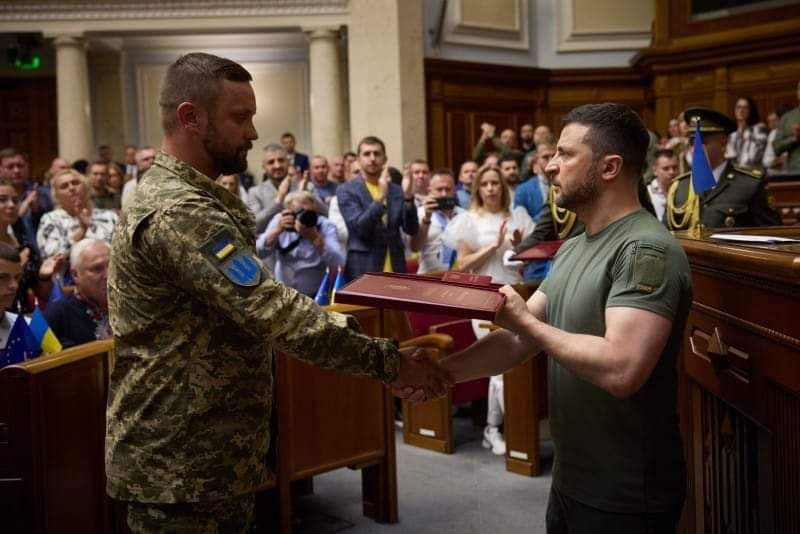 Військовий з Сєвєродонецька отримав "Золоту Зірку" за звільнення територій під Бахмутом