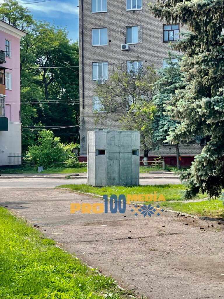 бетонні укриття у Краматорську