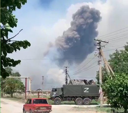 У окупованому Криму піднялася бавовна  на Жовтневому та в районі аеродрому, - Андрющенко