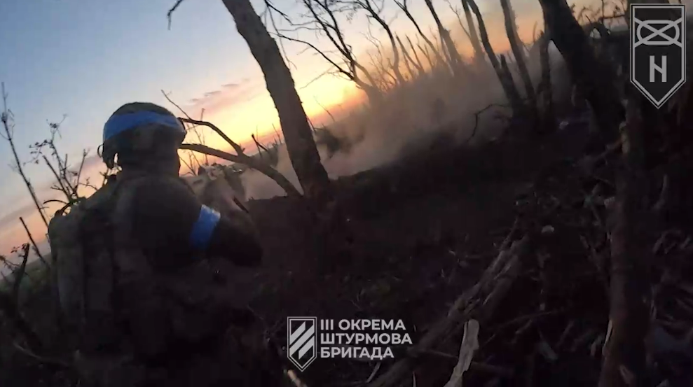 Украинские военные захватили вражеские позиции оккупантов под Бахмутом