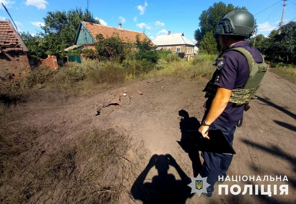 На Донеччині поліція зафіксувала 16 російських ударів по житловому сектору