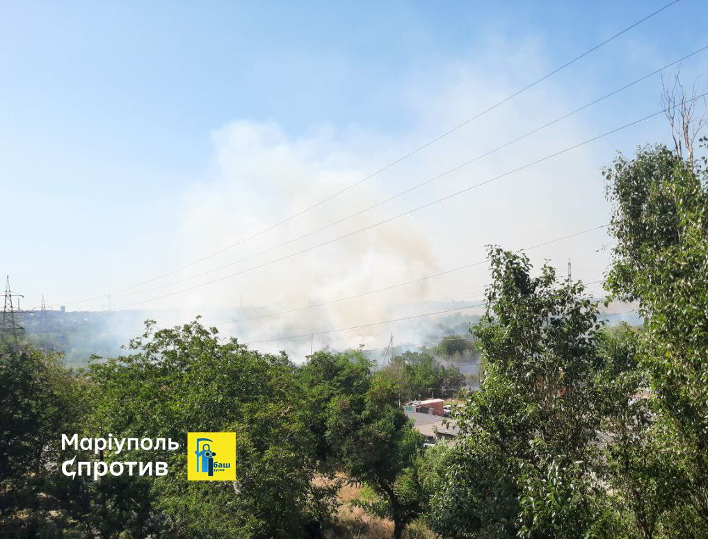 В окупованому Маріуполі партизани підпалили місце базування росіян