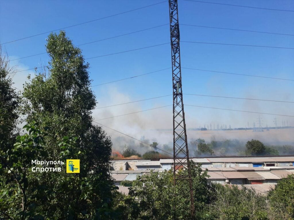 В окупованому Маріуполі партизани підпалили місце базування росіян